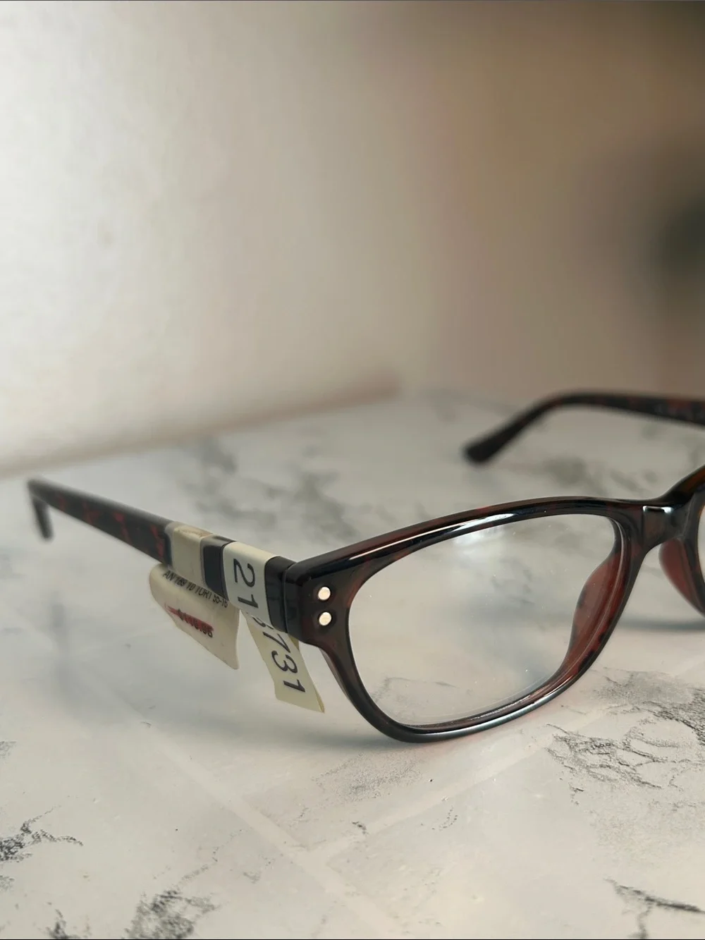Next Issue AN 189 Tortoise Rectangular Eyeglass Frames 55-16-145 New with Tags